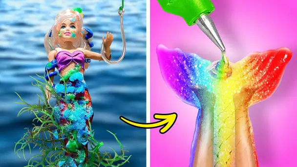 Bricolage et créations pour les poupées-sirènes 😍🧜‍♀️ Laissez parler votre créativité