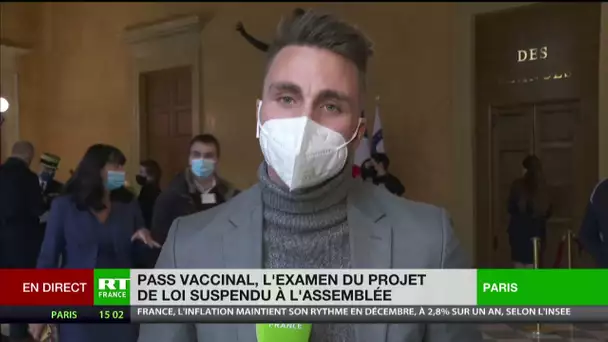Interruption du débat sur le pass vaccinal : «Un camouflet pour le gouvernement et la majorité»