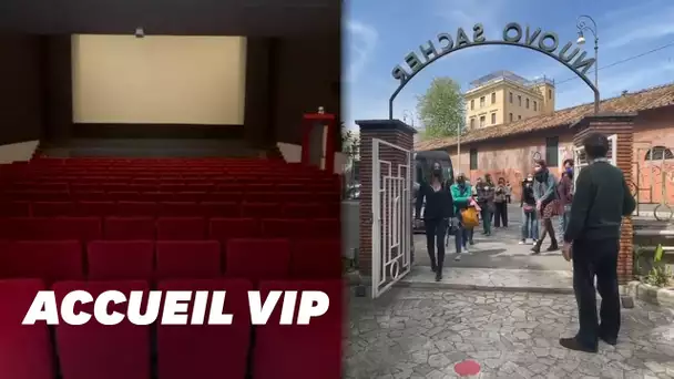 À Rome, Nanni Moretti accueille personnellement le public pour la réouverture de son cinéma