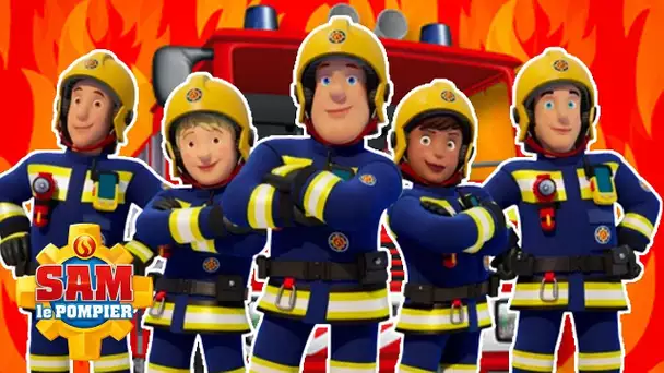 Sam le pompier LES PLUS GRANDS sauvetages d'équipe ! 🔥| Sam le pompier | WidBrain Enfants