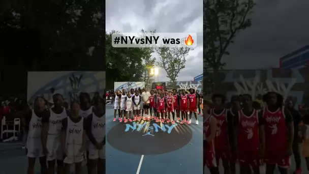 #NYvsNY🗽tipped off its 5th year in Harlem with some special guests 👀 | #Shorts