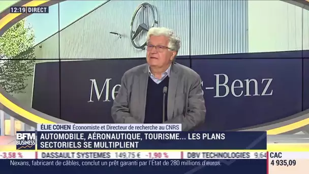 Élie Cohen (CNRS) : Automobile, aéronautique, tourisme... les plans sectoriels se multiplient