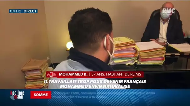 Mohammed, qui travaillait trop pour devenir Français, enfin naturalisé: il témoigne sur RMC