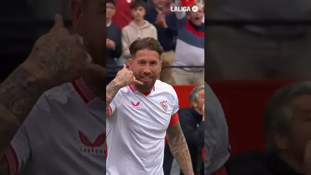 SERGIO RAMOS 🤙🏻😁 #sevillafc #emotional