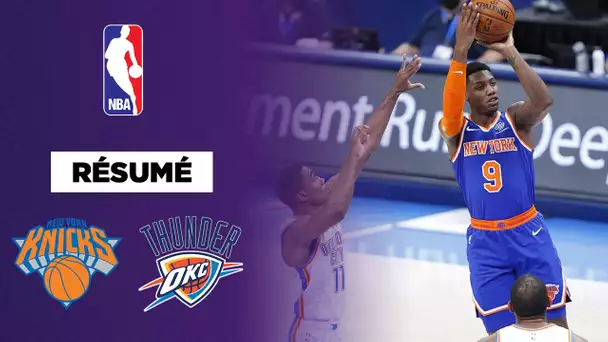🏀 Résumé VF - NBA : Les Knicks se font plaisir chez le Thunder