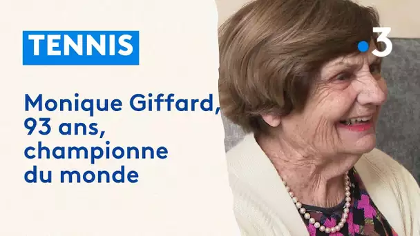 Tennis : Monique Giffard, 93 ans, championne du monde, médaille de bronze