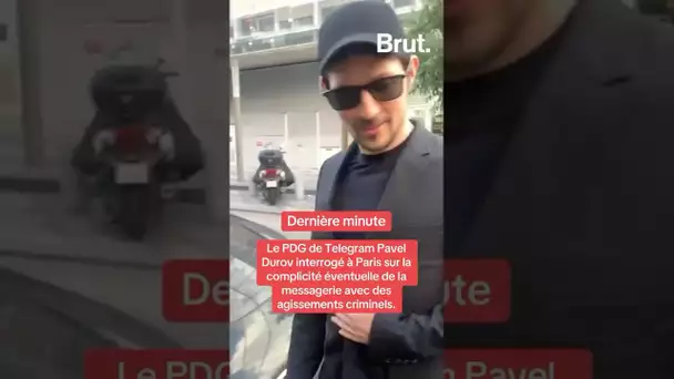 Le patron de Telegram Pavel Durov au tribunal de Paris pour un interrogatoire.