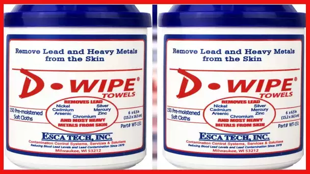 D-Lead D-Wipe Disposable Towels - 150 towels Per Container, WT-151