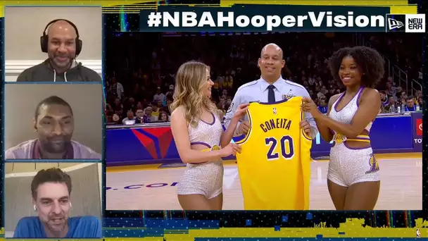 Best Of #NBAHooperVision Magic vs Lakers With Derek Fisher, Metta World Peace & Pau Gasol!