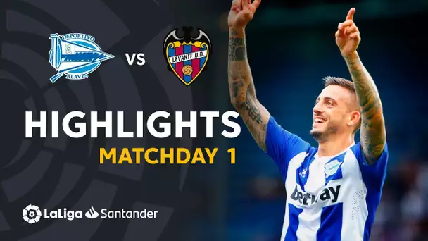 Highlights Deportivo Alaves vs Levante UD (1-0)