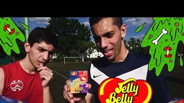 JELLY BELLY CHALLENGE FOOTBALL ! ON VOMIT.