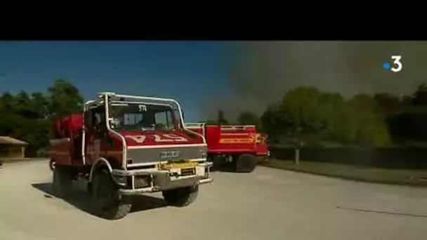 À Bédenac : 150 pompiers mobilisés sur un important feu de forêt