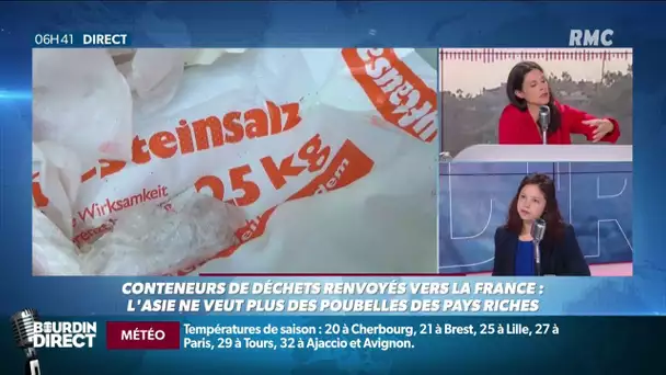 Déchets renvoyés en France: "On n'a pas la capacité de les recycler"