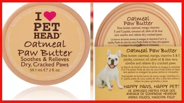 Pet Head Oatmeal Natural Paw Butter 2oz