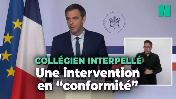 Harcèlement scolaire : Véran défend l'interpellation du collégien à Alfortville, "en conformité"