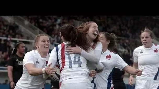 Rugby féminin : Le XV de France écrase la Nouvelle-Zélande, championne du monde en titre