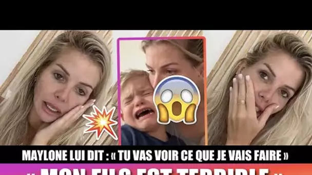 JESSICA MENACÉE PAR SON FILS MAYLONE DE 3 ANS, ELLE NE SAIT PAS QUOI FAIRE ! 😮