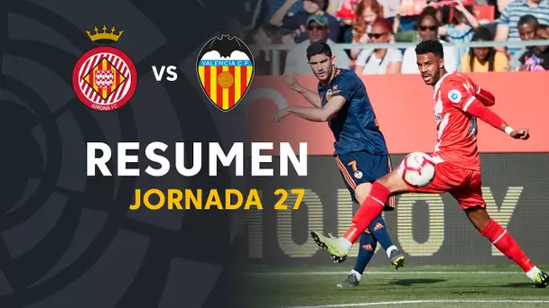 Resumen de Girona FC vs Valencia CF (2-3)