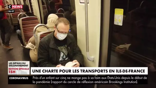Déconfinement : une charte dans les transports en Île-de-France