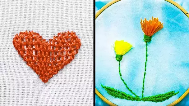 18 ASTUCES DE BRODERIE FACILES POUR LES ENFANTS