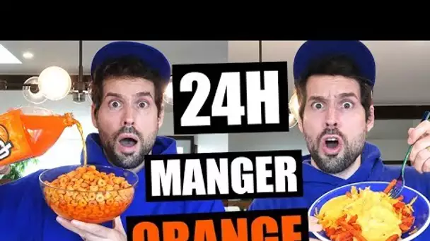 JE MANGE QUE LA NOURRITURE ORANGE PENDANT 24H - HUBY