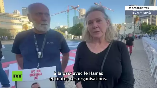 🇮🇱  Tel Aviv : 203 chaises installées  à la mémoire des otages du Hamas