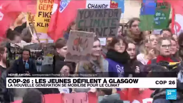 COP26 : les jeunes manifestent à Glasgow et réclament plus de mesures pour le climat