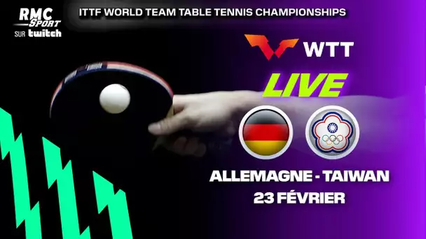 🏓 (PING) Taipei- Allemagne | Championnats du Monde par Équipes