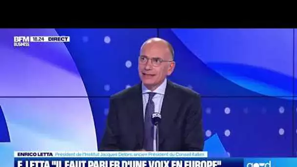 Enrico Letta (Institut Jacques Delors) : "Il faut parler d'une voix en Europe"