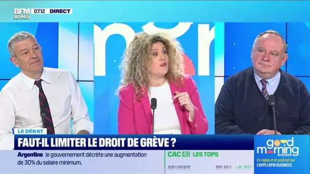 Nicolas Doze face à Jean-Marc Daniel : Faut-il limiter le droit de grève ?