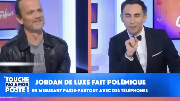 Jordan De Luxe fait polémique en mesurant Passe-Partout avec... des téléphones !