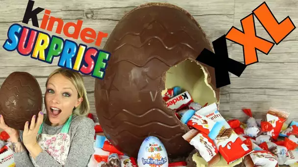 ♡• RECETTE KINDER SURPRISE XXL | UN OEUF GEANT REMPLI DE SURPRISES •♡