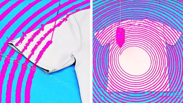 ASTUCES BRILLANTES POUR LES VÊTEMENTS || INCROYABLES IDÉES DE DÉCORS DIY POUR UN T-SHIRT