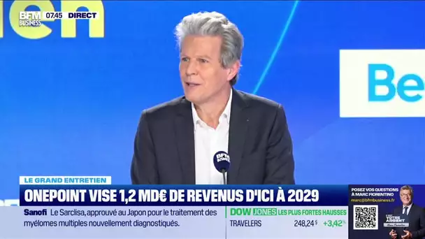 Le Grand entretien : Onepoint vise 1,2 milliard d'euros de revenus d'ici à 2029