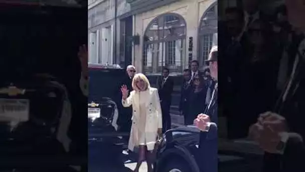 Brigitte Macron et Melania Trump à Caen