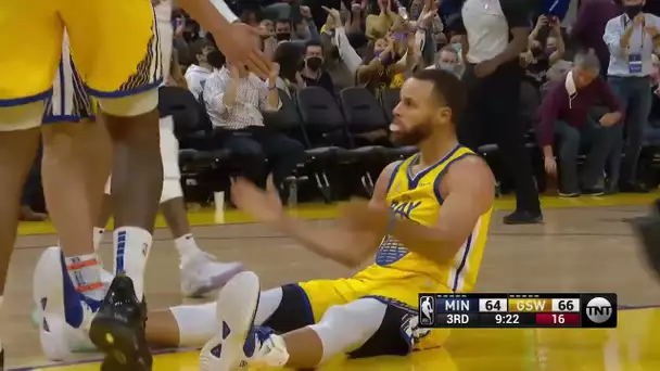 Steph Uses Fancy Acrobatics To Get What He Wants