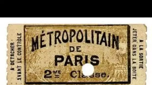La petite histoire du ticket de métro parisien