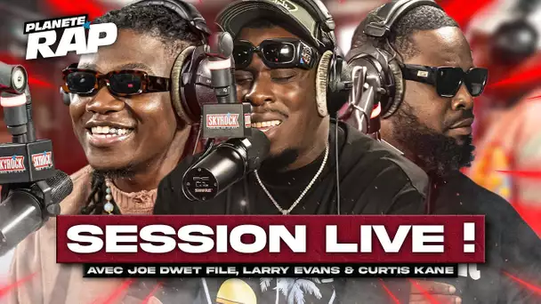 SESSION FREESTYLE avec Joé Dwèt Filé, Larry Evans & Curtis Kane ! #PlanèteRap