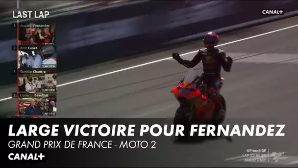 Augusto Fernandez victorieux au Mans - Grand Prix de France Moto 2
