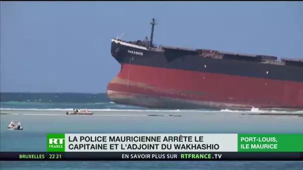 Marée noire à l'Ile Maurice : le capitaine et l'adjoint du Wakashio arrêtés