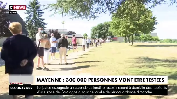 Mayenne : 3 000 000 personnes ont été testées ce lundi