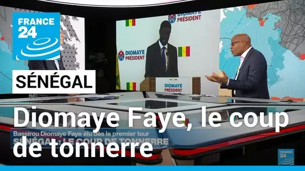 Bassirou Diomaye Faye élu dès le premier tour : un coup de tonnerre au Sénégal • FRANCE 24