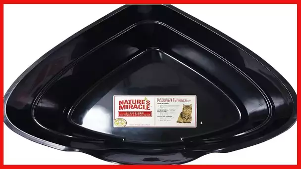 Nature's Miracle Advanced High Sided Corner Litter Box (P-5913), Pack of 1