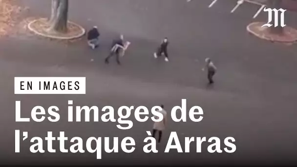 Arras : les images de l’attaque au couteau dans un lycée