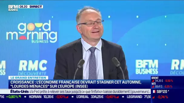 Jean-Luc Tavernier (Insee) : L'économie française devrait stagner cet automne