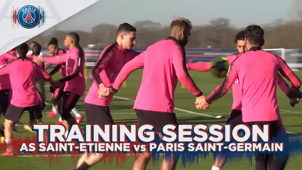 TRAINING SESSION - AS SAINT-ETIENNE vs PARIS SAINT GERMAIN