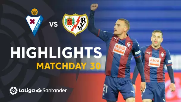 Highlights SD Eibar vs Rayo Vallecano (2-1)