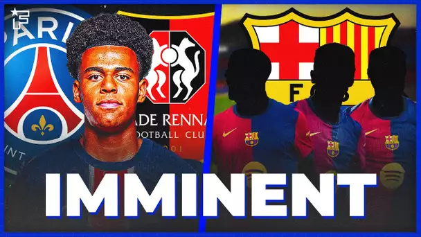 ACCORD TOTAL entre le PSG et Doué, 6 joueurs du Barça INTERDITS DE JOUER | JT Foot Mercato