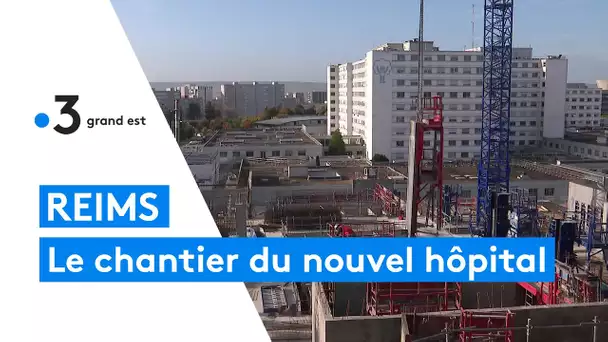 Reims : visite du chantier du nouvel hôpital