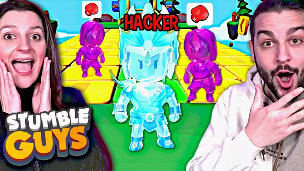 UN HACKER A REJOINT NOTRE PARTIE AVEC LE NOUVEAU SKIN SPECIAL SUR STUMBLE GUYS !